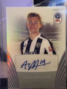 EFL Eternity Aune Heggebo Auto Signed Card WBA West Bromwich Albion for sale on Ebay