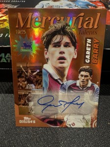2026 Gareth Barry - Topps Decades 1990 Auto /25 Aston Villa Mercurial Talents for sale on Ebay