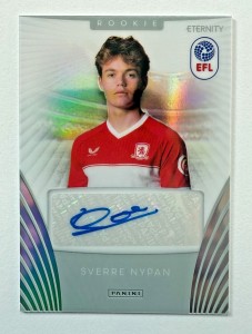 Panini EFL Eternity 2026 Sverre Nypan Auto SSP Middlesbrough Rookie Autograph for sale on Ebay