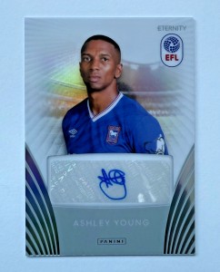 Panini EFL Eternity 2026 Ashley Young Auto SSP Ipswich Town Autograph Card for sale on Ebay