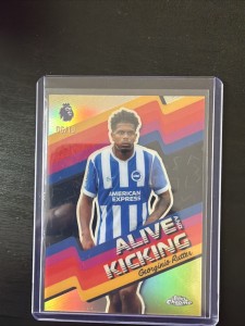 Topps Chrome Premier League 2026 Georginio Rutter Alive & Kicking Brighton /10 for sale on Ebay