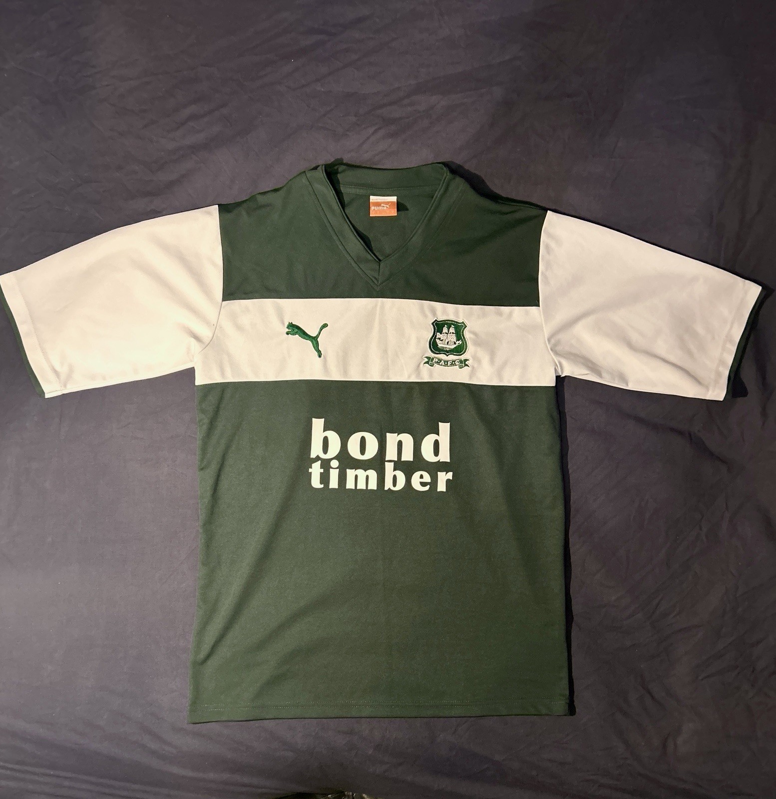 Plymouth Argyle PUMA 2012/13 Home Football Shirt Size Large for sale on Ebay