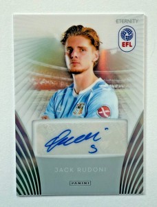 Panini EFL Eternity 2026 Jack Rudoni Auto SSP Coventry City Autograph Card for sale on Ebay