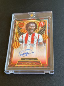 Topps 2025/26 Premier League Gold - Dango Quattara Auto /5 - Brentford FC Card for sale on Ebay