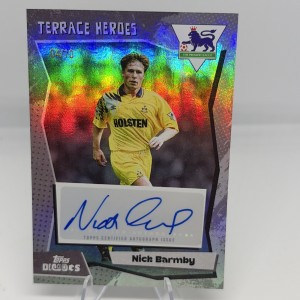 Topps Decades Nick Barmby Numbered Auto 4/10 Tottenham Hotspur for sale on Ebay