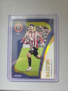 Harrison Burrows 5/5 EFL Eternity Milestone Sheffield United for sale on Ebay