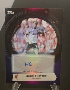 Hugo Ekitike Focus Liverpool Auto /75 for sale on Ebay