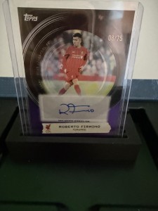 Topps Focus 2026 Liverpool Roberto Firmino Viewfinder Auto /75 🔥 for sale on Ebay