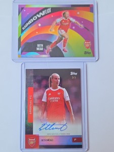 ARSENAL TOPPS TEAM BETH MEAD 3/5 AUTO 25/26 WITH RAINBOW FLICK MINT CONDITION for sale on Ebay