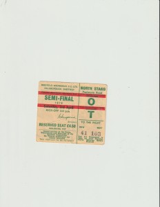 1976 F.A.C.Semi.Derby County v Manchester Utd.TICKET! for sale on Ebay
