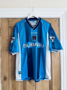 Rare Coventry City 1998/1999 Home Shirt Darren Huckerby # 7, men’s Medium! for sale on Ebay