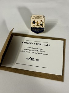 Chelsea v Port Vale – FA Cup Quarter Final 2026 First Edition Enamel Pin Badge for sale on Ebay