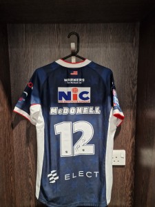12. James McDonnell – Signed Leeds Rhinos Las Vegas Player Issue Shirt (Size XL) for sale on Ebay
