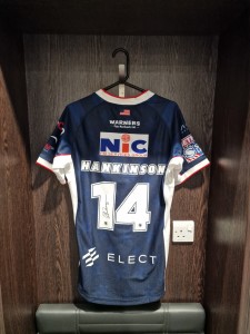 14. Chris Hankinson – Signed Leeds Rhinos Las Vegas Player Issue Shirt (Size L) for sale on Ebay