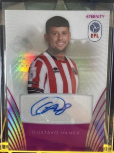 Panini EFL Eternity Gustavo Hamer Magenta Autograph /20 Sheffield United for sale on Ebay