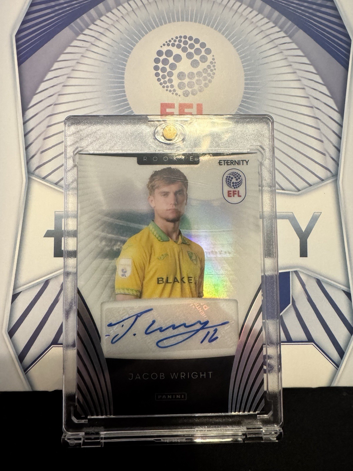 2025-26 Panini EFL Eternity Jacob Wright RC Auto 1/1 Norwich City ONE OF ONE for sale on Ebay