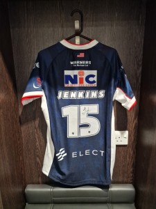 15. Cooper Jenkins – Signed Leeds Rhinos Las Vegas Player Issue Shirt (Size XL) for sale on Ebay