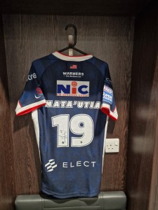 19. Jeremiah Mata’utia – Signed Leeds Rhinos Las Vegas Player Shirt (Size XL) for sale on Ebay