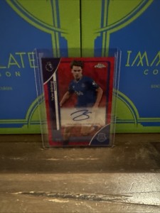 Topps Chrome Premier League Sapphire Everton Tyler Dibling Auto 5/5 Bookend 🔥🔥 for sale on Ebay