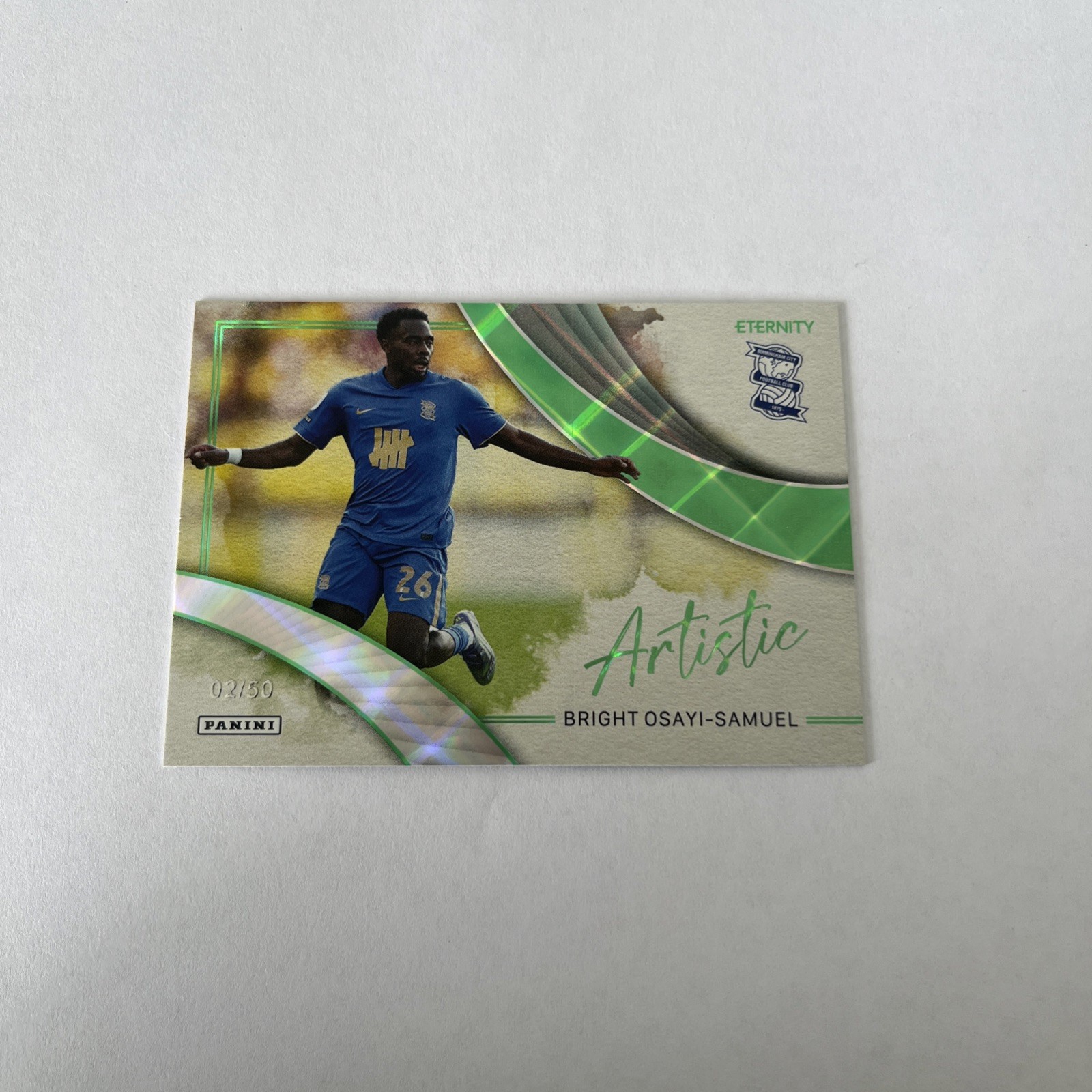 Bright Osayi-Samuel Birmingham City Artistic Parallel 02/50 EFL Eternity Card for sale on Ebay