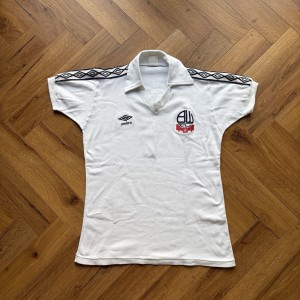 Bolton Wanderers 1976 1980 MATCH ISSUE Home Shirt #7 WILLIE MORGAN for sale on Ebay