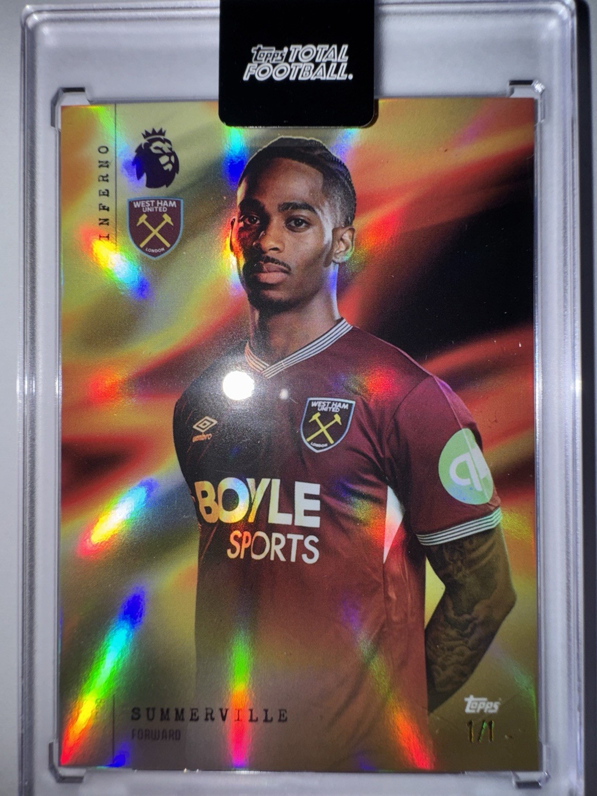 Crysencio Summerville 1/1 West Ham United  for sale on Ebay