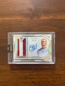 2025 Topps Dynasty UCC Erling Haaland Patch Auto /10 Manchester City for sale on Ebay