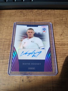 Panini EFL Eternity Wayne Rooney Derby County Legend Auto Magenta Parallel 1/20 for sale on Ebay