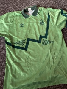 Nottingham Forest Vintage Green Football Shirt for sale on Ebay
