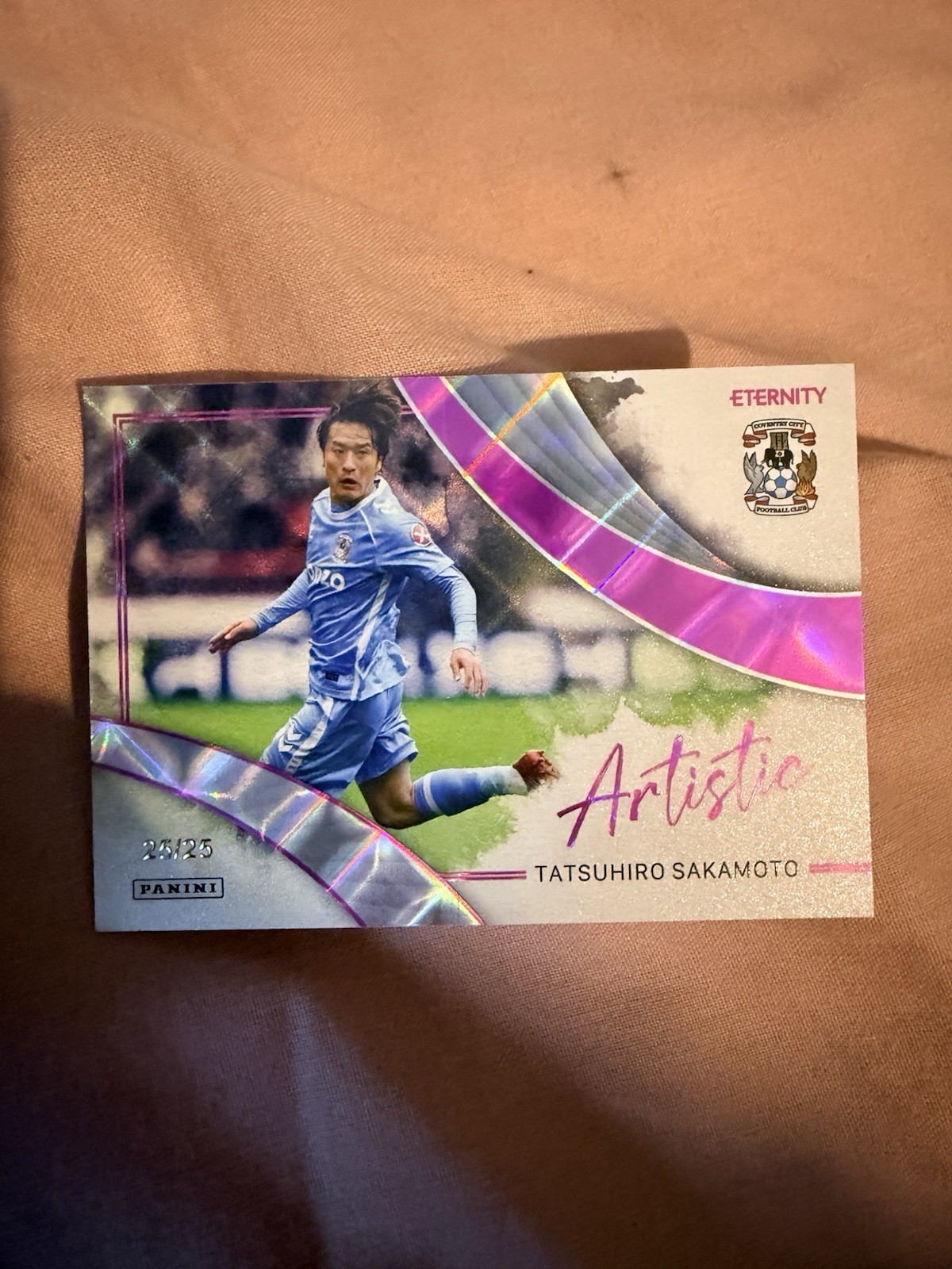 Panini Eternity Efl TATSUHIRO SAKAMOTO Coventry City Artistic 25/25 Bookend Card for sale on Ebay