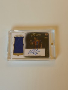 Topps Barcelona Forever David Villa Home View Auto Seat Relic for sale on Ebay