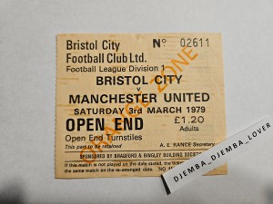 RARE TICKET: Everton - Manchester United 1978/1979 for sale on Ebay