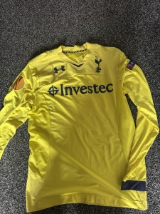 Match Worn/ Issued Tottenham Cudicini Europa League Shirt 2012 for sale on Ebay