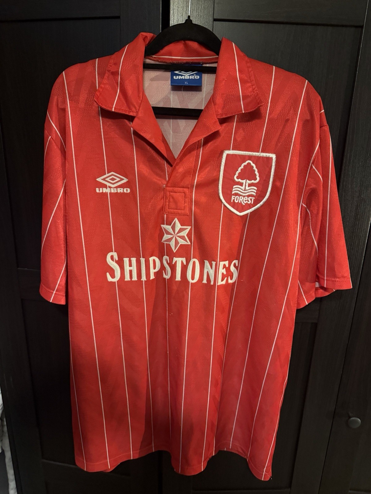 Original Authentic Nottingham Forest 1992/94 Home Shirt Men’s XL for sale on Ebay