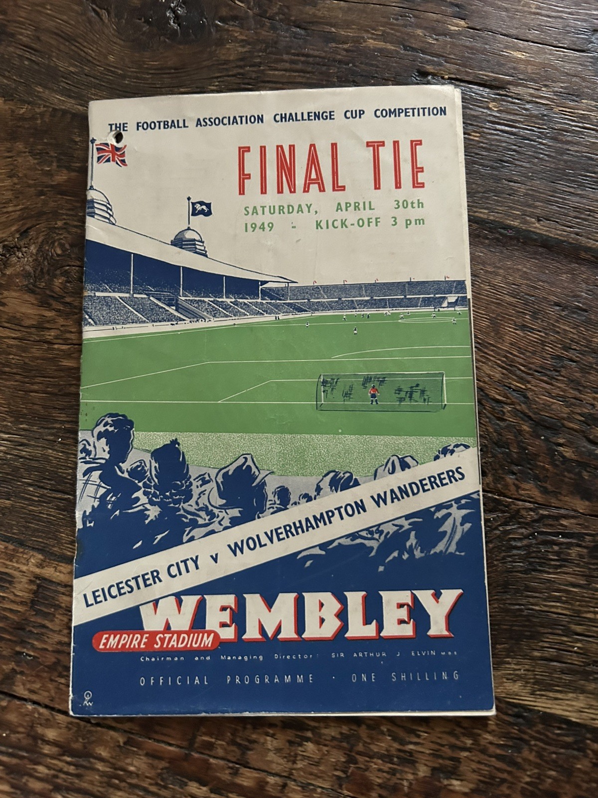 1949 FA Cup Final Programme Wolverhampton Wanderers v Leicester City Wembley  for sale on Ebay