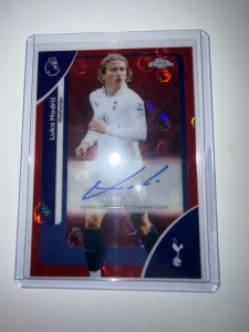 Topps Chrome Luka Modric Auto 4/5 Tottenham for sale on Ebay