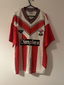 Southampton FC 1993/95 Le Tissier Home Shirt Dimplex Sponor, Size 42/44 for sale on Ebay