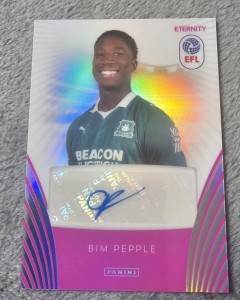 Efl Eternity 26 Plymouth Argyle Bim Pebble Auto Numbered 4/20 for sale on Ebay