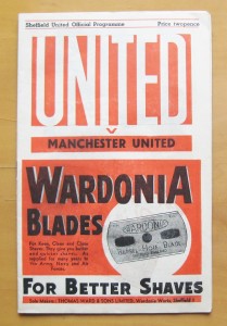SHEFFIELD UNITED v MANCHESTER UNITED 1946/1947 *VG Condition Football Programme* for sale on Ebay