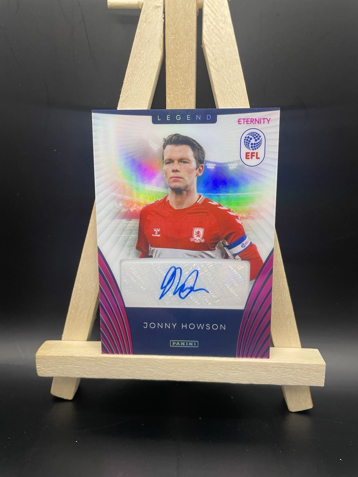 Panini Eternity EFL 2026 Jonny Howson Middlesbrough Auto Legend Numbered 08/20 for sale on Ebay