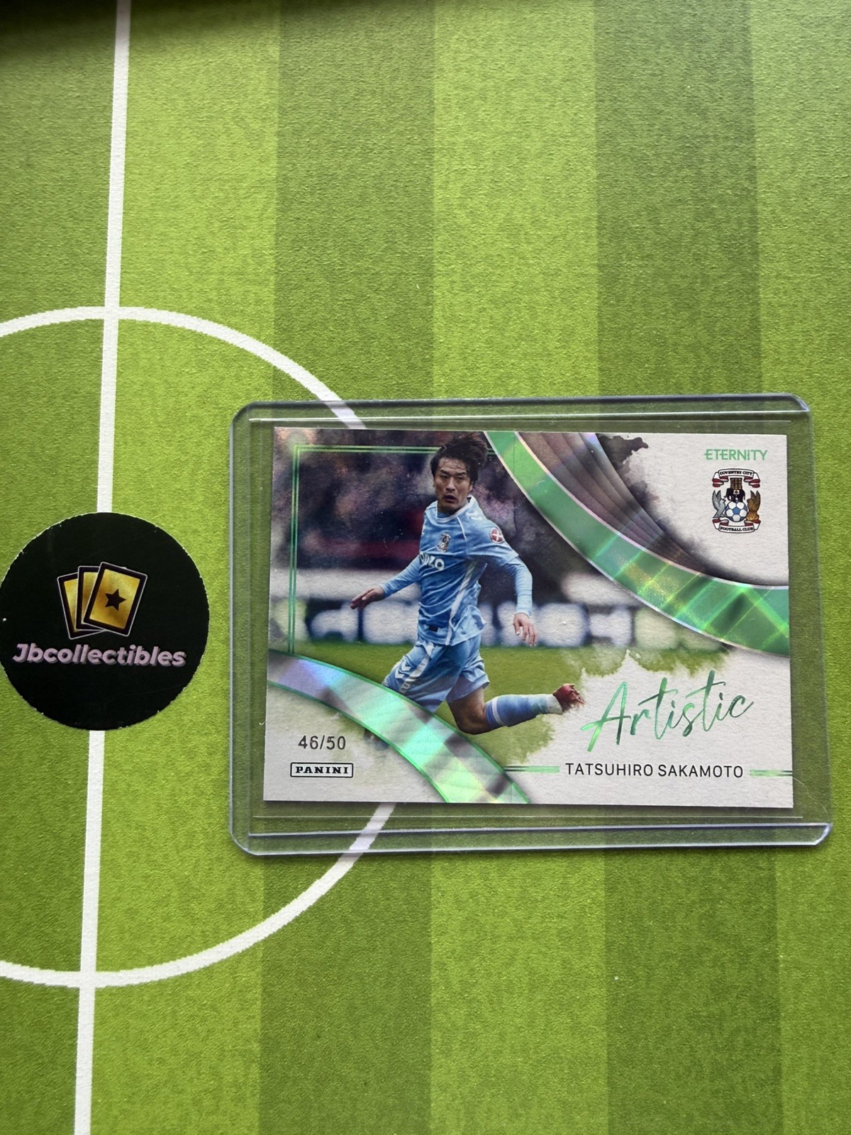 Efl Eternity Tatsuhiro Sakamoto Green Artistic Insert /50 Coventry City for sale on Ebay