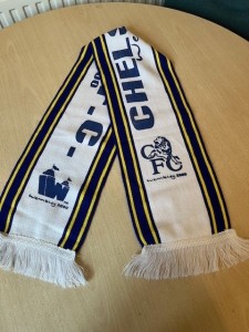 ** Rare ** Chelsea Scarf bought at the Wembley FA Cup Final 2000  retro vintage for sale on Ebay