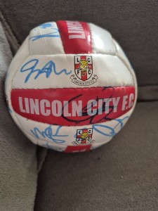 20 Signed On A Lincoln City Football 2010/11 Includes Sutton, Kerr, Facey Etc for sale on Ebay