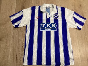 Brighton & Hove Albion Home Football Shirt Vintage Ribero 1991/1993 Size 38/40” for sale on Ebay