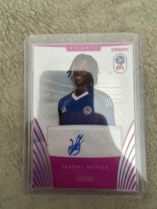 Jeremy Monga Rookie Auto /20 Leicester City EFL Eternity for sale on Ebay