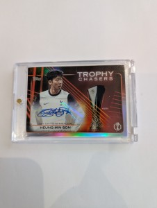2024-25 Topps UCC Heung Min Son Trophy Chasers Auto Tottenham Hotspur / Spurs for sale on Ebay