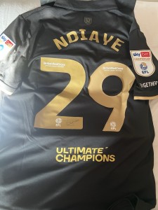 Iliman Ndiaye Match Worn Shirt - Sheffield United Signed Shirt with COA for sale on Ebay