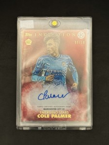 Cole Palmer RC Auto Red /10 2021-22 Panini Inception UCC Manchester City for sale on Ebay