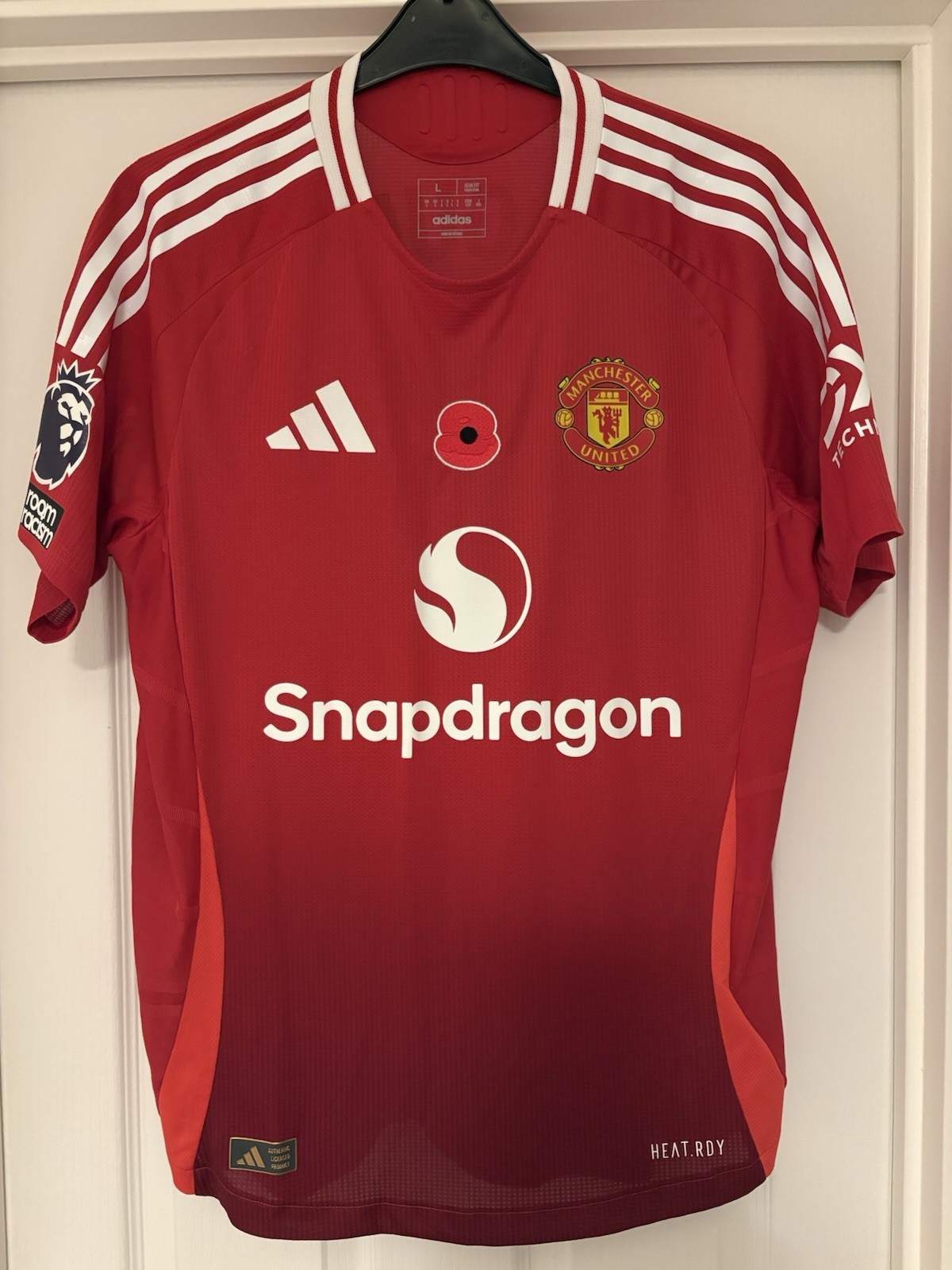 Match Worn/ Issued  Manchester United Poppy Shirt Maguire for sale on Ebay