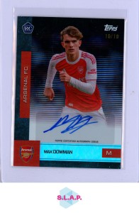 MAX DOWMAN TOPPS AUTO /10 2026 ARSENAL TEAM SET - ENGLISH for sale on Ebay